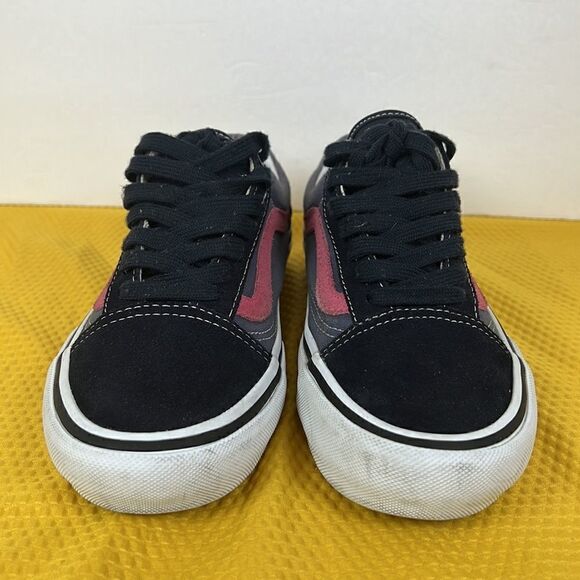 Vans Old Skool Classic Suede Canvas Duracap Pink Navy Blue Shoes Mens 5 - Picture 2 of 9